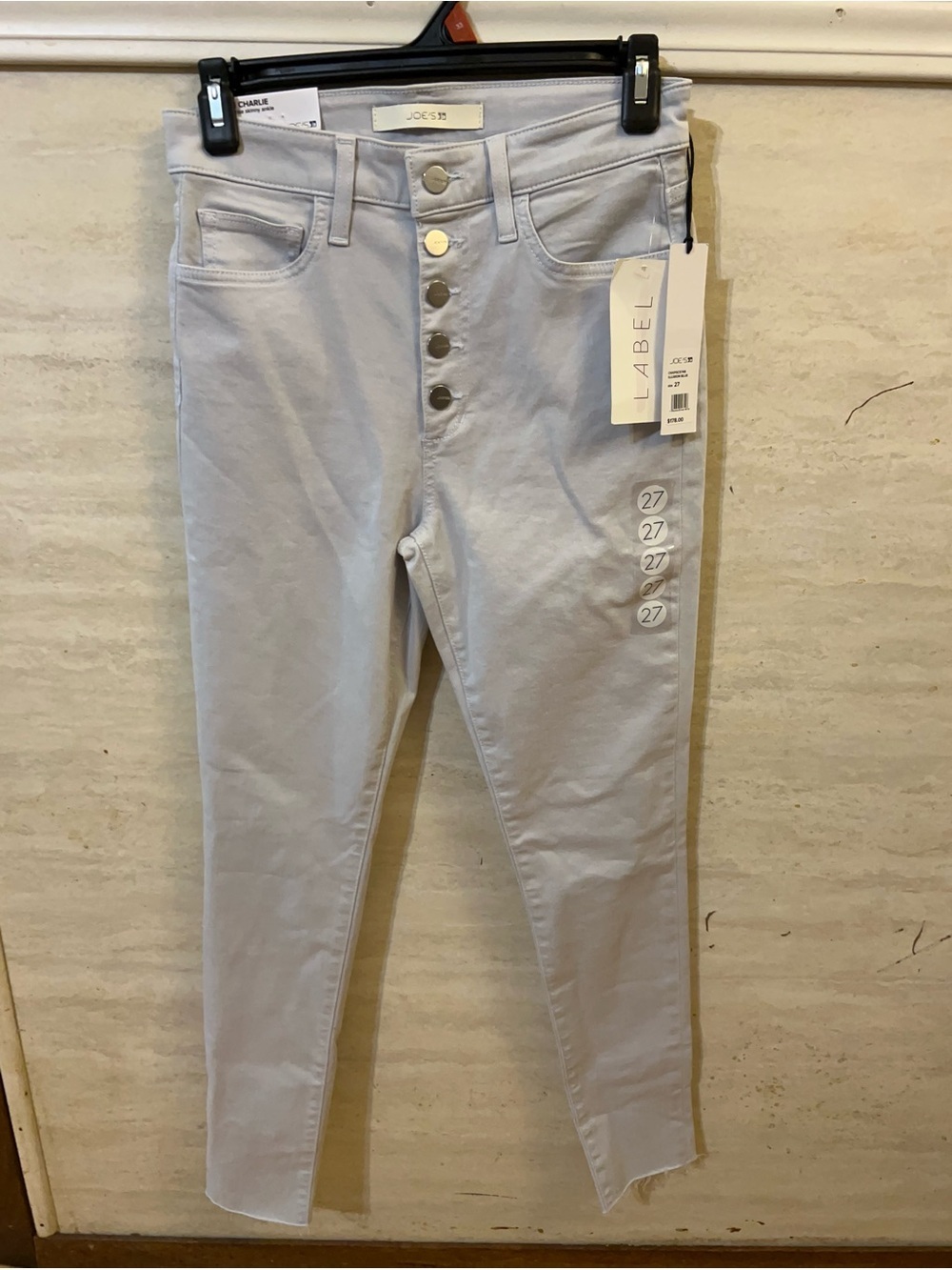 NWT- Joe's Jeans "The Charlie" High-Rise Skinny Ankle Jeans